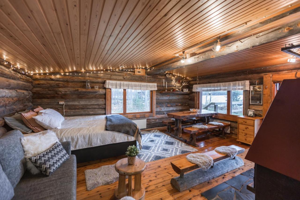 Lapland Northern Lights Cabin - Wooden Sauna 罗瓦涅米 外观 照片